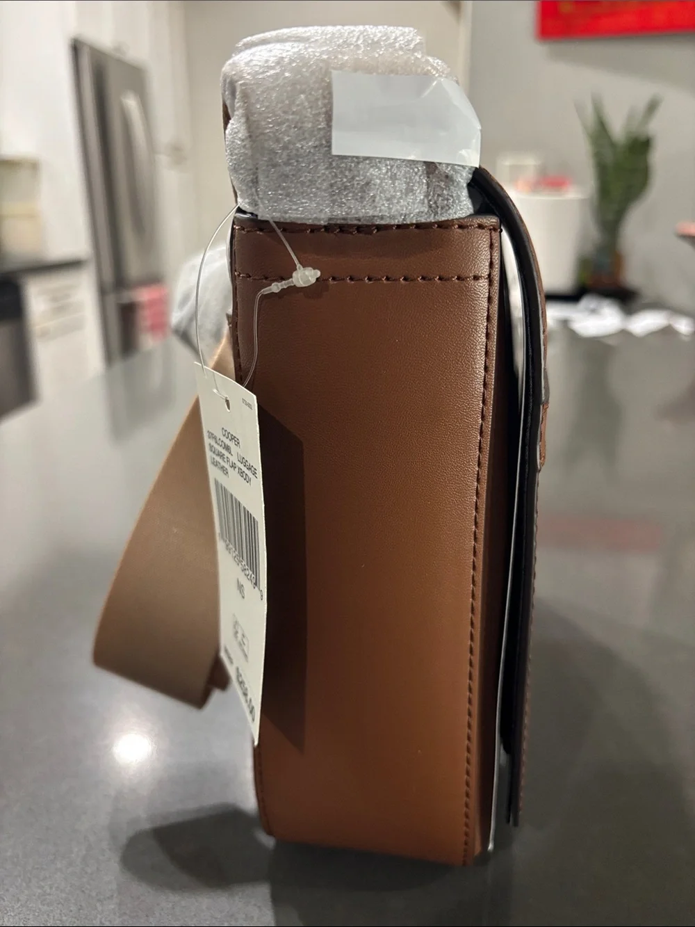 Michael Kors Tan Pebbled Leather Messenger Bag